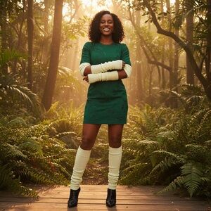 Light Green Leg Warmers NWT